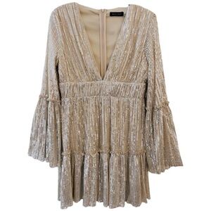 Champagne Sequin Dress